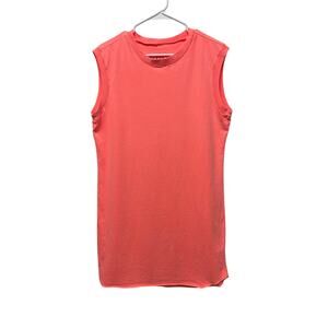 Frank & Eileen mini cory Vintage muscle tee dress coral pink size large NWOT